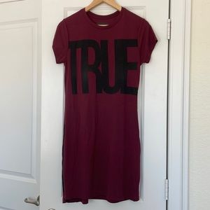 True Religion cotton tshirt dress/tunic Size Small
